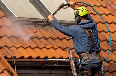 Démoussage et hydrofuge de toiture à Foulognes